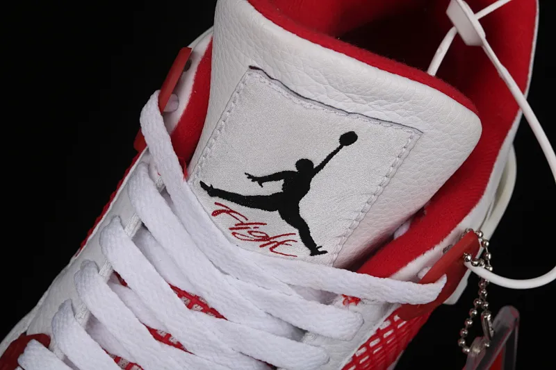 All categories Air Jordan Jordan series basketball shoes Air Jordan 4 Air Jordan 4 Motorsport AJ4 Joe 4 Racing White Red 308497-106
